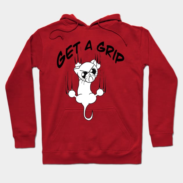 Get a Grip! Hoodie by AlstonArt